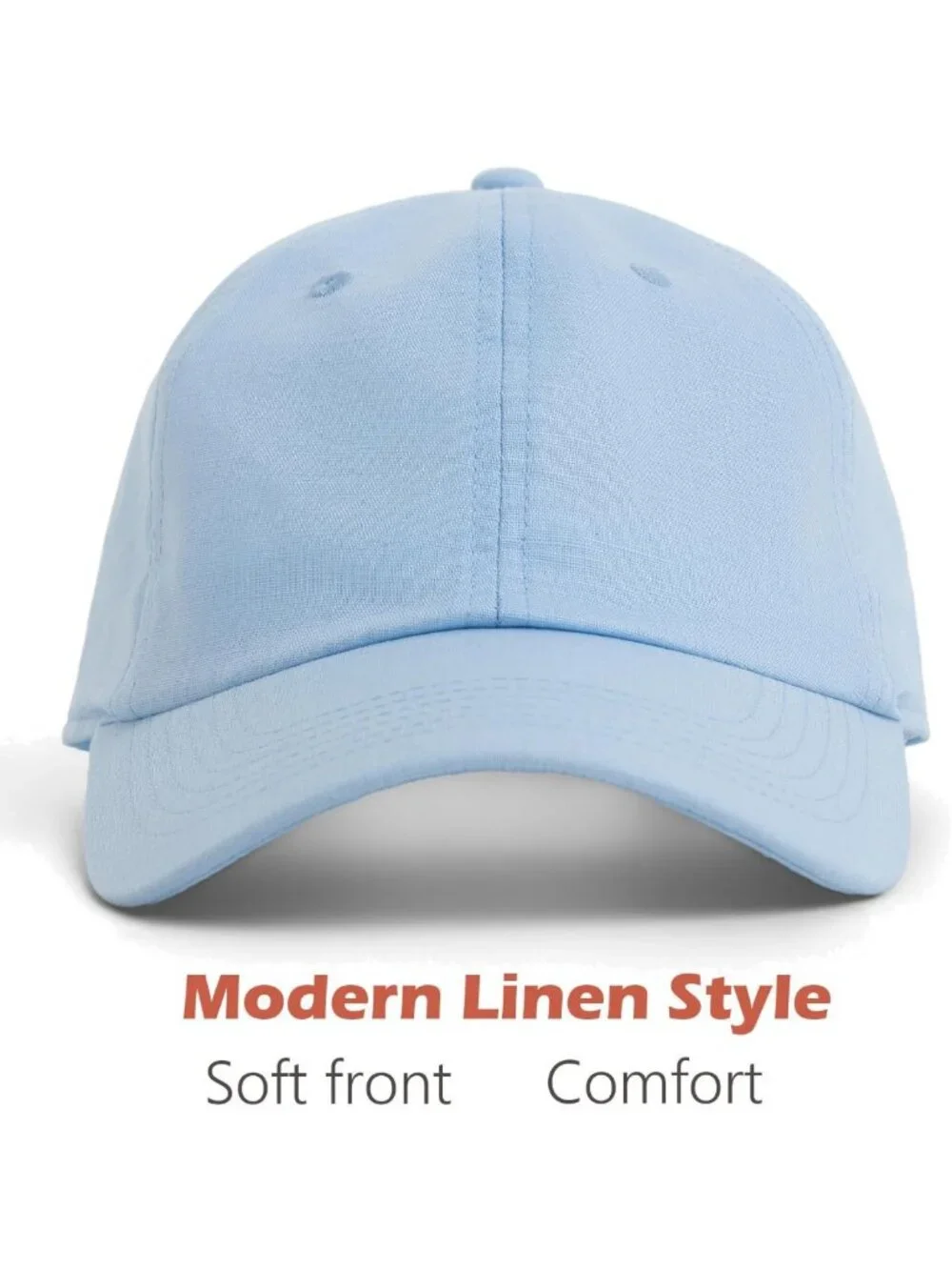 Summer Linen Cotton Baseball Cap - Ultra-Ventilated Adjustable Dad Hat for All